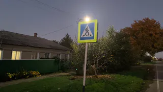 Дорожники осветили новые участки трассы Р-22 в Рязанской области