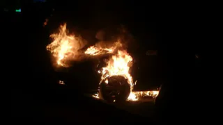 В Рязани на платной парковке сгорел автомобиль