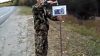 Как рязанцы "обезвредили" треноги на трассе "Рязань-Клепики". Видео