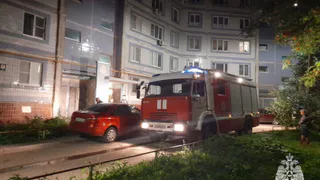 Эвакуация жителей прошла на улице Бирюзова в Рязани из-за пожара