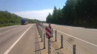 Тросовое ограждение на границе Московской и Рязанской областей позволило снизить число «тяжёлых» ДТП