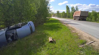 В Сасовском районе 23 мая в ДТП пострадал водитель Lada Granta