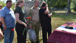 В Пителинском районе состоялась церемония прощания с погибшим на СВО