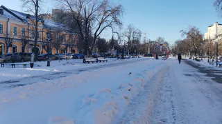 В Рязани после снегопадов жители пожаловались на неубранные улицы