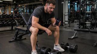 Закончили подход и через 20 секунд снова берётесь за гантели: почему слишком короткая пауза может испортить следующую серию повторений
