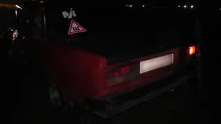 На трассе под Рязанью пьяный подросток за рулем "семерки" вылетел в кювет