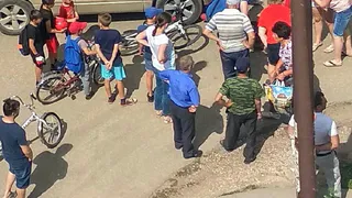 В Рыбном кроссовер сбил ребенка на велосипеде