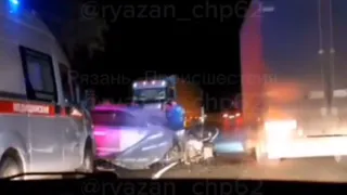 В Клепиковском районе произошло массовое ДТП с грузовиками
