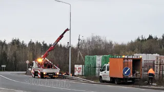 На повороте на Солотчу под Рязанью установили фонарь
