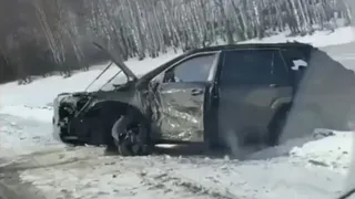 На трассе М5 под Рязанью 5 марта Toyota врезалась в грузовик