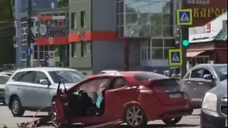 Авария у рязанского Автовокзала: появилось видео