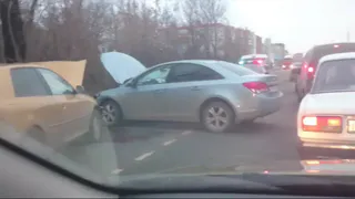 В Дашково-Песочне столкнулись две иномарки
