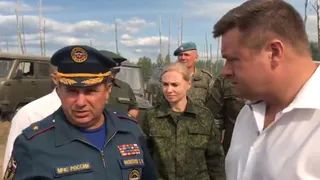 Любимов отправился в Рыбновский район в эпицентр пожара. Видео