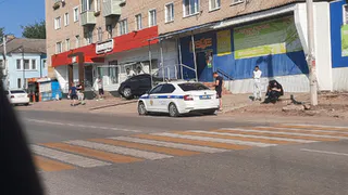 В Скопине Рязанской области автомобиль утром 28 июня влетел в крыльцо магазина