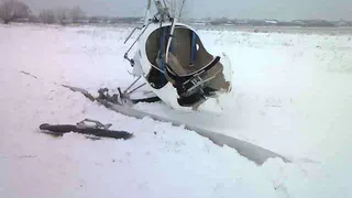 Под Рязанью самодельный гироплан совершил жесткую посадку