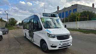 В Рязани тестируют новый автобус с низким полом и широкими дверями