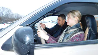 В Рязанской области на опасных участках дороги дежурят спасатели