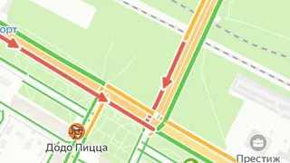 В Рязани парализовало движение на Московском шоссе из-за отключения светофора