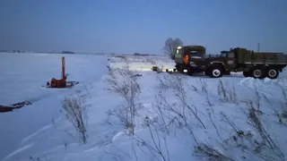 Жители Рязани засняли бурение дна на месте строительства нового моста через Оку