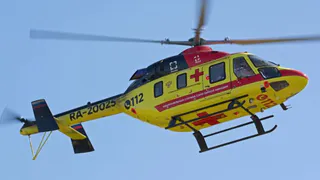 Вертолёт санавиации доставил в Рязань пострадавшего в ДТП 12-летнего подростка
