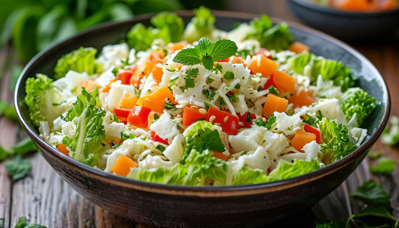 Салат с пекинской капустой "Весенний фреш": сочный и вкусный — у домочадцев только за ушами трещит от удовольствия