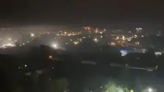 Ночью Октябрьский городок окутал едкий дым