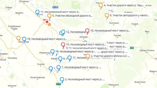 В Рязанской области заработала онлайн-карта половодья
