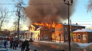 В Касимове на Академика Уткина, 12 сгорел Дом Ергакова