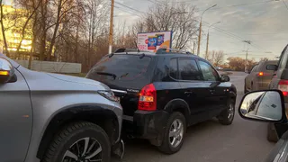 В Рязани на улице Спортивной столкнулись три машины