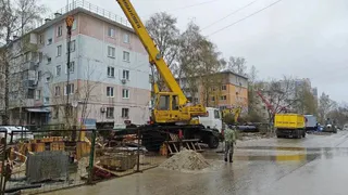 Рухнувшую канализацию в Рязани будут чинить до начала мая