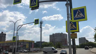 В Рязани засняли самый "безопасный" пешеходный переход