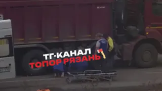 В Рязани грузовик переехал пешехода