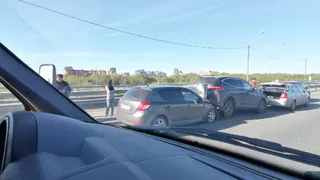 На Северной окружной дороге в Рязани произошло массовое ДТП