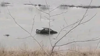 Рязанская ГИБДД прокомментировала инцидент с плавающим авто в реке