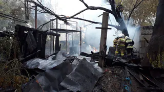 В Кальном горел частный сектор