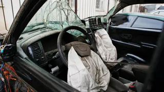 В Касимовском районе Renault съехал с дороги