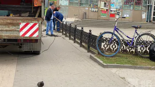 Администрация дала ответ: чугунная ограда мешает спецтехнике