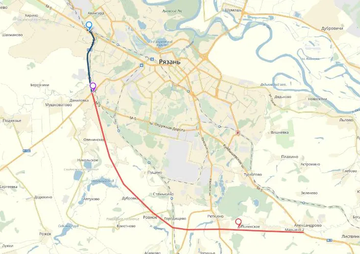 Южный обход Рязани может пройти в жилой зоне поселков Храпово и Божатково