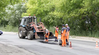 В Рязани за неделю заделали ямы на девяти улицах