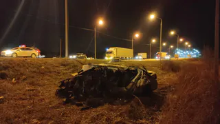 Машина смялась в гармошку: в Рязани произошло смертельное ДТП