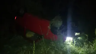 В Пронском районе перевернулась "Ока" с подростками
