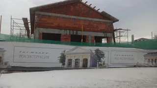В центре Рязани возвели новое здание кафе «Снежинка»