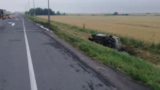В Ряжском районе лобовой удар об грузовик унес жизнь водителя «Лады»