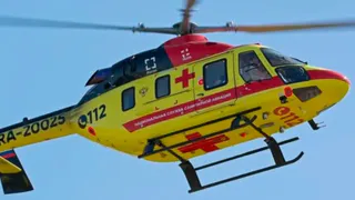 Санитарный вертолёт за полчаса доставил мужчину с опасным состоянием сердца в Рязань