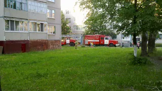 В Рязани в многоэтажном доме произошёл пожар