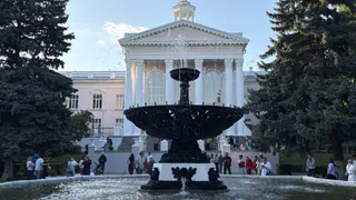 В Рязани к Дню города возродили фонтан у Дворца Первых, не работавший 40 лет