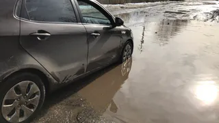 На касимовских дорогах ямы поджидают водителя за каждым поворотом