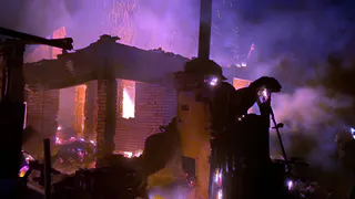 На пожаре в Касимове пострадали 57-летний и 82-летний мужчины