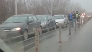 ДТП на Северной окружной - столкнулись четыре автомобиля