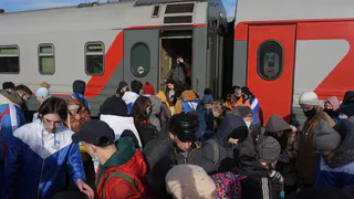 В Рязанскую область 22 февраля отправили поезд с 700 жителями Донбасса